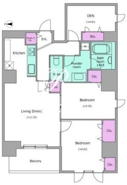 N-flats板橋 1403 間取り図