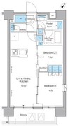 ルフォンプログレ押上イースト 201 間取り図