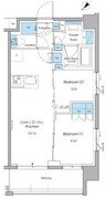 ルフォンプログレ押上イースト 504 間取り図