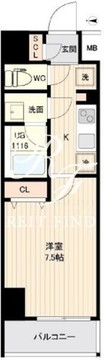 オルサス大鳥居 204 間取り図