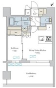 ブリリアイスト大井町 1404 間取り図