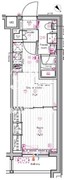 ザ・プレミアムキューブG東中野 201 間取り図