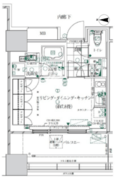 ローレルタワールネ浜松町 412 間取り図