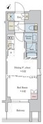 ブリリアイスト大井町 1206 間取り図