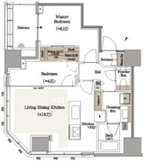 パークホームズ浜松町 1102 間取り図 ?>