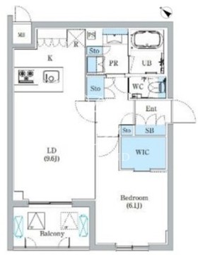 アーサ目黒八雲 207 間取り図