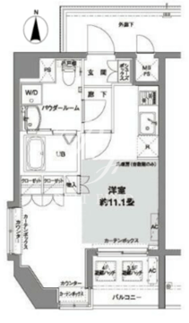 コンフォリア芝公園 201 間取り図