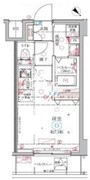 クレヴィスタ大井町 701 間取り図