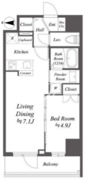 アルファプライム東陽町 901 間取り図
