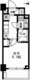 レジディア新宿イースト3 1003 間取り図