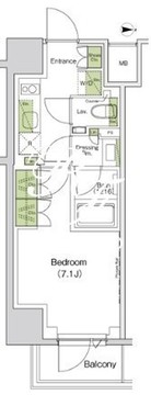 ザ・パークハビオ中野富士見町ガーデン 601 間取り図