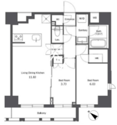 コンフォリア台東根岸 609 間取り図