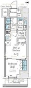 ベルファース錦糸町サウス 804 間取り図