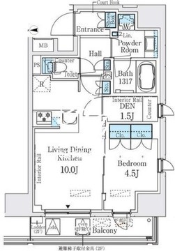 ベルファース錦糸町サウス 905 間取り図