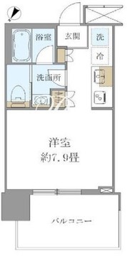 ブリリアタワー浜離宮 604 間取り図