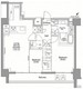ザ・パークハビオSOHO南青山 606 間取り図