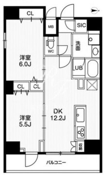 ジェノヴィア両国5スカイガーデン 902 間取り図