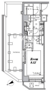 メイクスデザイン大森2 603 間取り図