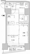 ジェノヴィア東大前グリーンヴェール 1103 間取り図