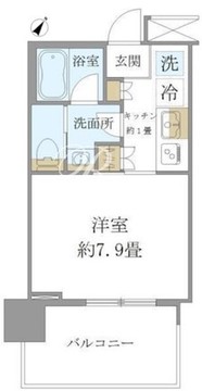 ブリリアタワー浜離宮 1116 間取り図