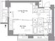 パークアクシス錦糸町 1403 間取り図