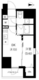 WHARF駒込 1203 間取り図
