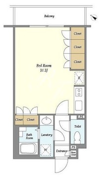 KDXレジデンス学芸大学 205 間取り図