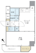 KDXレジデンス元浅草 402 間取り図