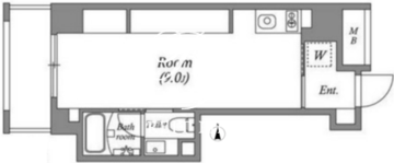 アスティーレ秋葉原 402 間取り図