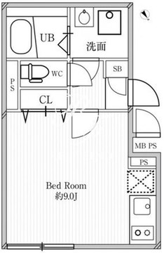 リーガランド中目黒 301 間取り図