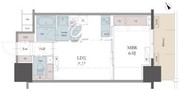 ラグゼナ用賀 1004 間取り図