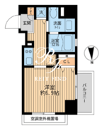 クリオ戸越銀座弐番館 1504 間取り図