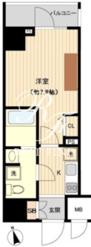 オーキッドレジデンス上野 1204 間取り図