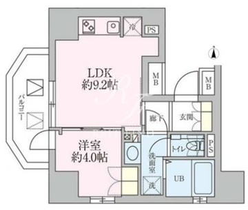 ザ・レジデンス三ノ輪 403 間取り図