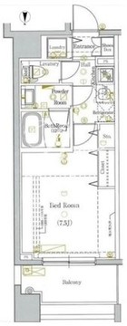 ディップス神楽坂 701 間取り図