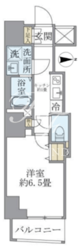 プルミエ市谷薬王寺 503 間取り図