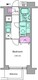 レジディア新宿イースト2 402 間取り図