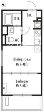 グランパセオ駒場東大前 401 間取り図