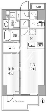 シーズンフラッツ両国 302 間取り図