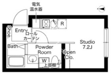 カーサフィオーレ日暮里 101 間取り図