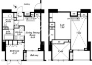 プレミアブラン代々木公園 802 間取り図
