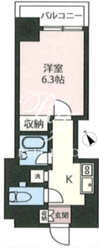 エスティメゾン神田 301 間取り図