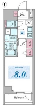 ドゥーエ板橋区役所前 203 間取り図