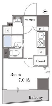 佳家ヒルズ東上野 804 間取り図