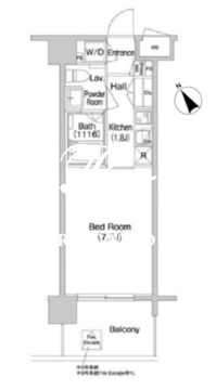 コンフォリア南砂町 1005 間取り図