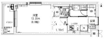 リーフヴィレッジ新宿若松 305 間取り図