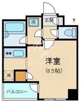 グラーサ銀座イースト 607 間取り図