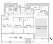 大崎ガーデンレジデンス 2004 間取り図
