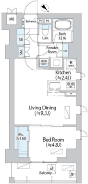 イストワール阿佐ヶ谷 507 間取り図