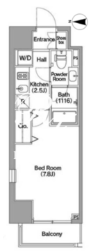 コンフォリア馬込 609 間取り図